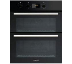 HOTPOINT Class 2 DU2 540 BL Electric Built-under Double Oven - Black